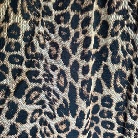 Leopard Print Women's Skirt - Picture 2 of 2